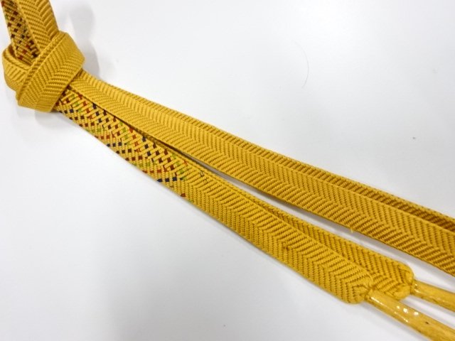 未使用品　正絹　手組帯締め